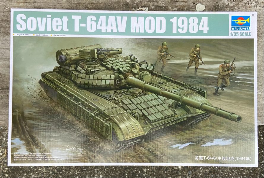 1/35 trumpeter Soviet T-64AV mod 1984