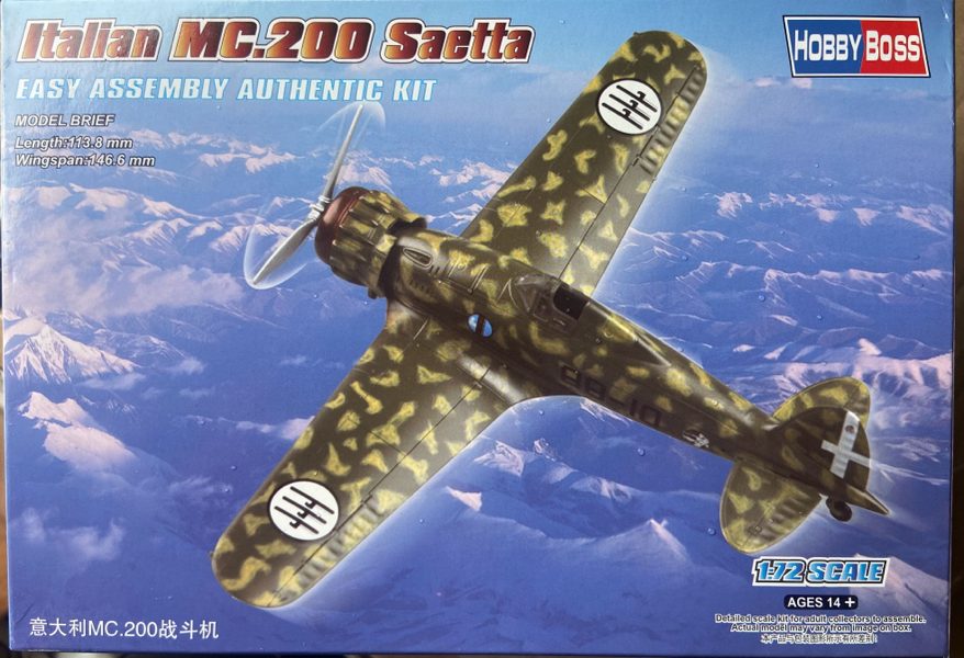 1/72 hobbyboss MC.200 Saetta