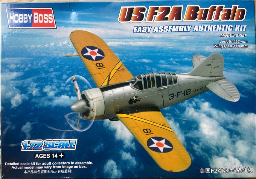 1/72 hobbyboss F2A buffalo