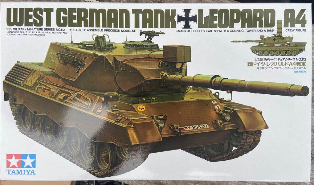 1/35 tamiya west German leopard A4