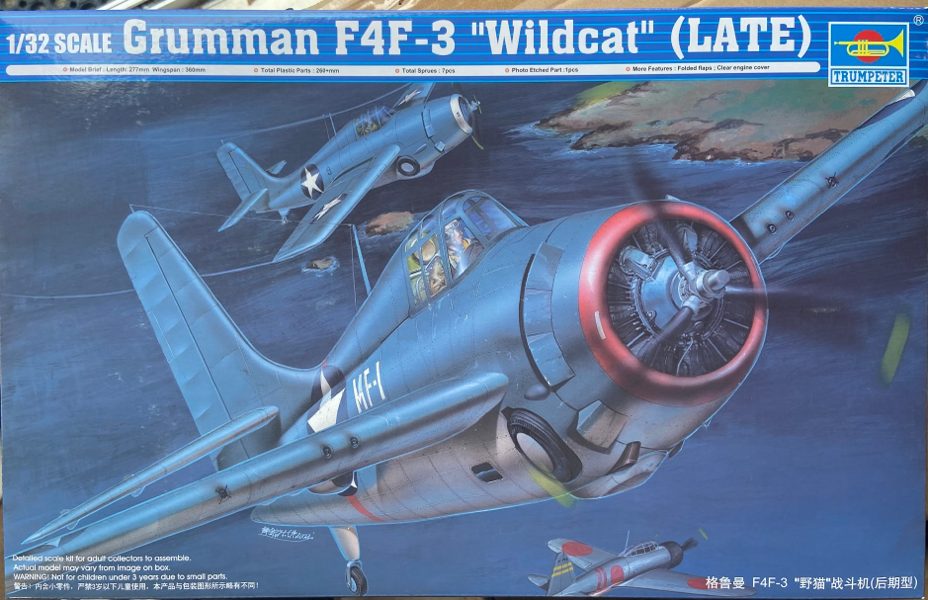 1/32 trumpeter F4F-3 Wild cat (late)