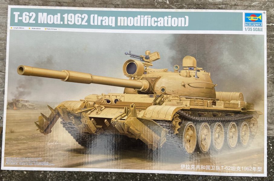 1/35 trumpeter T-62 mod.1962 Iraq modification