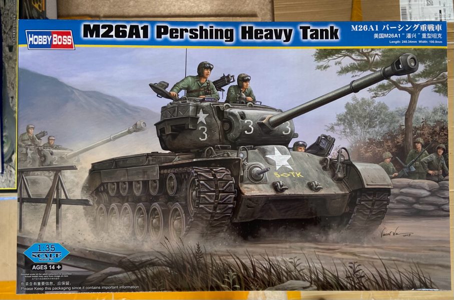 1/35 hobbyboss M26A1 Pershing heavy tank