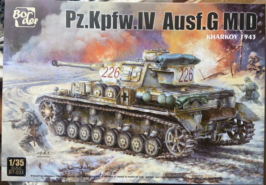 1/35 border pzkpfw.IV Ausf. G mid Kharkov 1943