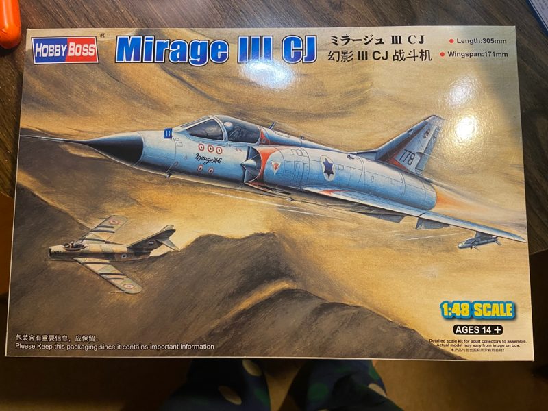 1/48 hobbyboss mirage III cj