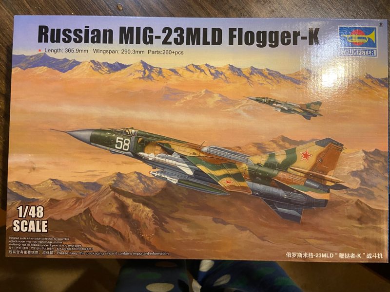 1/48 trumpeter mig-23MLD flogger K