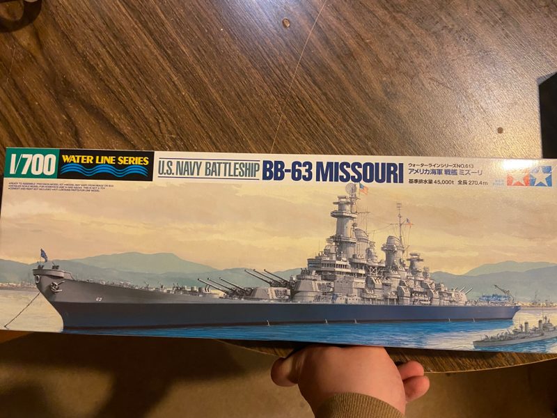 1/700 tamiya BB-63 Missouri