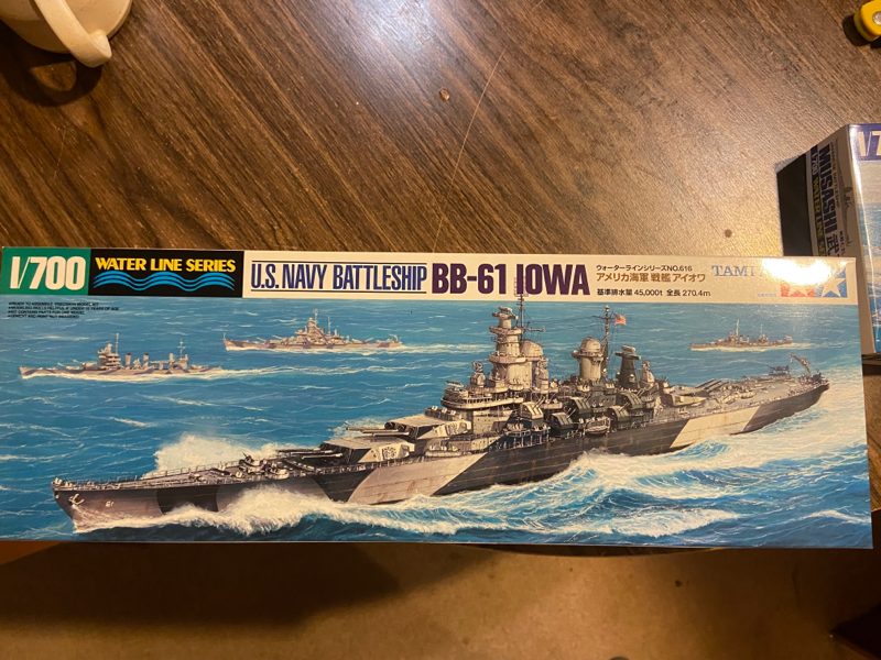 1/700 tamiya BB-61 iowa