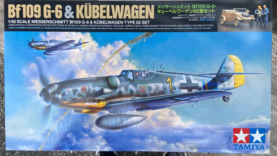 1/48 tamiya bf-109G-6&Kubelwagon