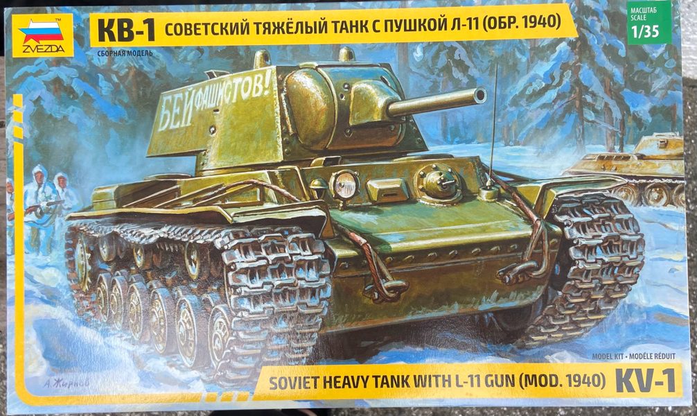 1/35 Zvezda KV-1 with L-11 gun mod.1940