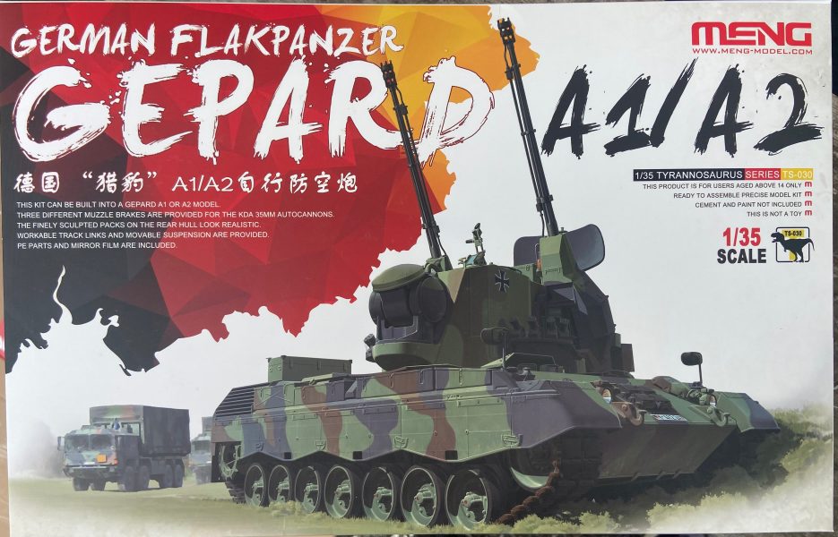 1/35 Meng German flakpanzer Gepard A1/A2