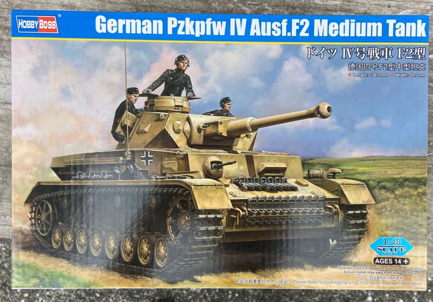 1/48 hobbyboss German Pzkpfw IV Ausf.F2 Medium Tank