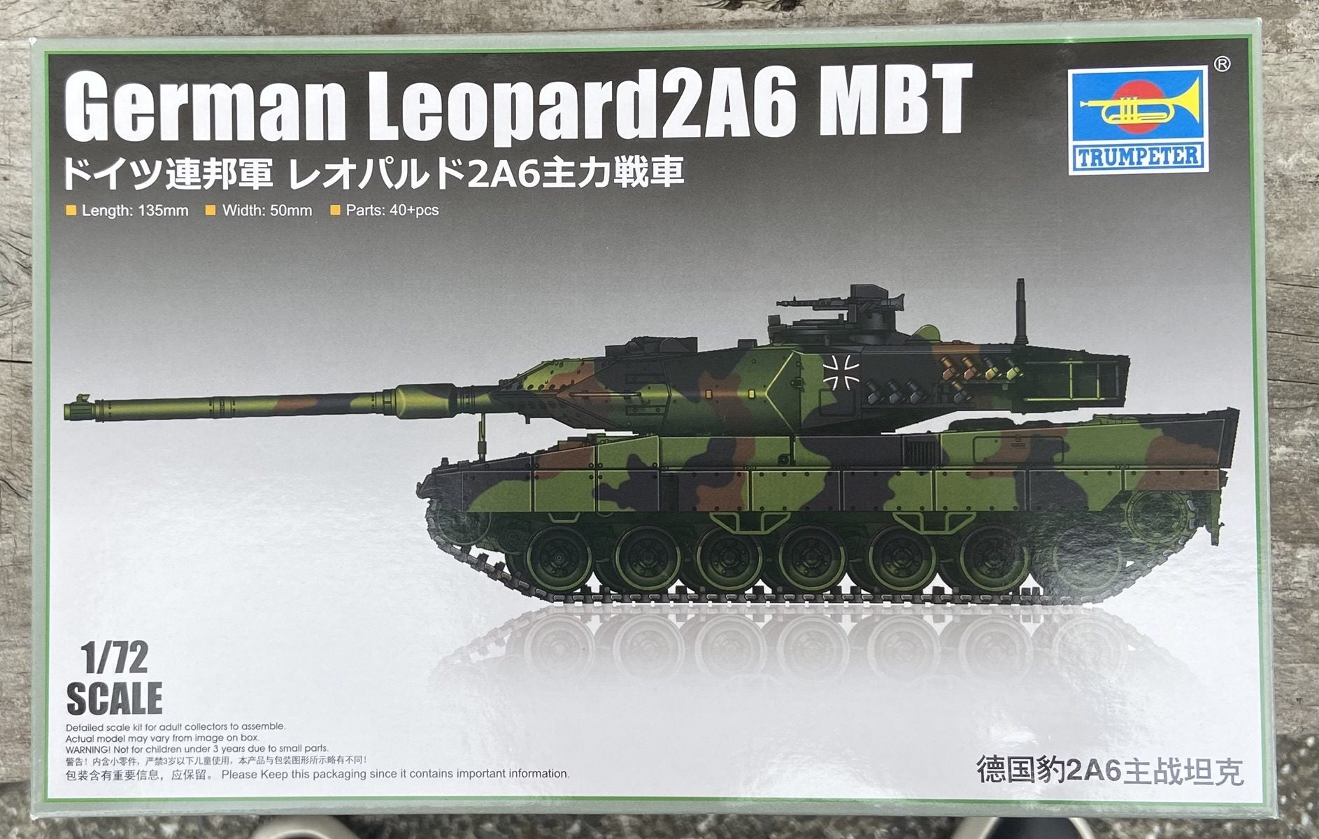 1/72 trumpeter German Leopard2A6 MBT