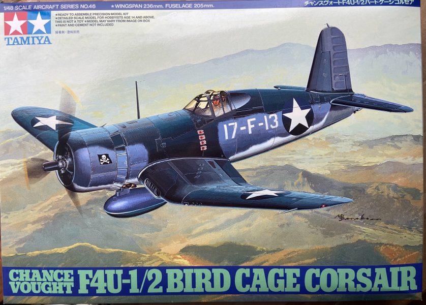 1/48 tamiya F4U-1/2 bird cage corsair