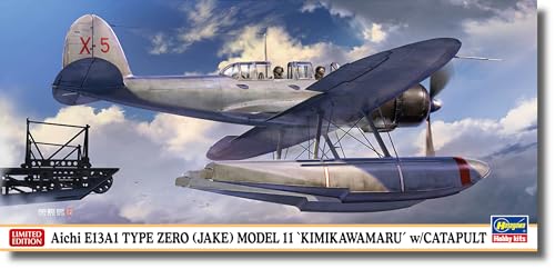 Aichi E13A1 Type Zero Jake Model 11 w/Catapult  Hasegawa 02455 1:72