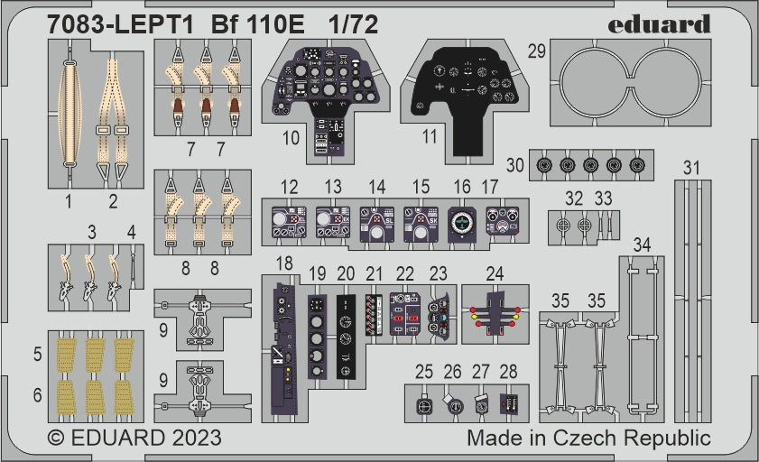 Bf 110E ProfiPack Eduard | No. 7083 | 1:72