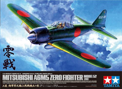 Mitsubishi A6M5 Zero Fighter Model 52 (Zeke) Tamiya | No. 60318 | 1:32