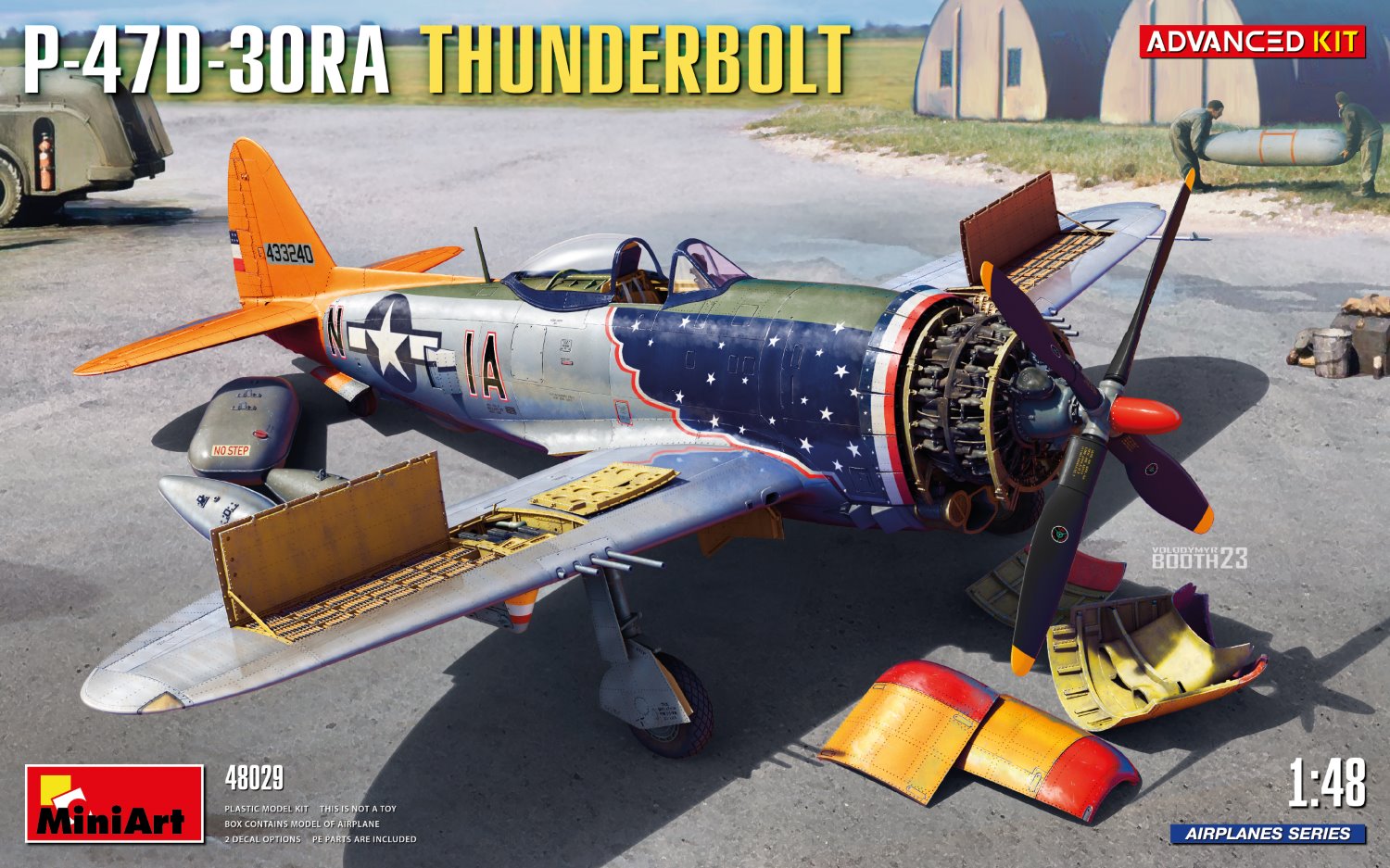 P-47D-30RA Thunderbolt Advanced Kit MiniArt | No. 48029 | 1:48