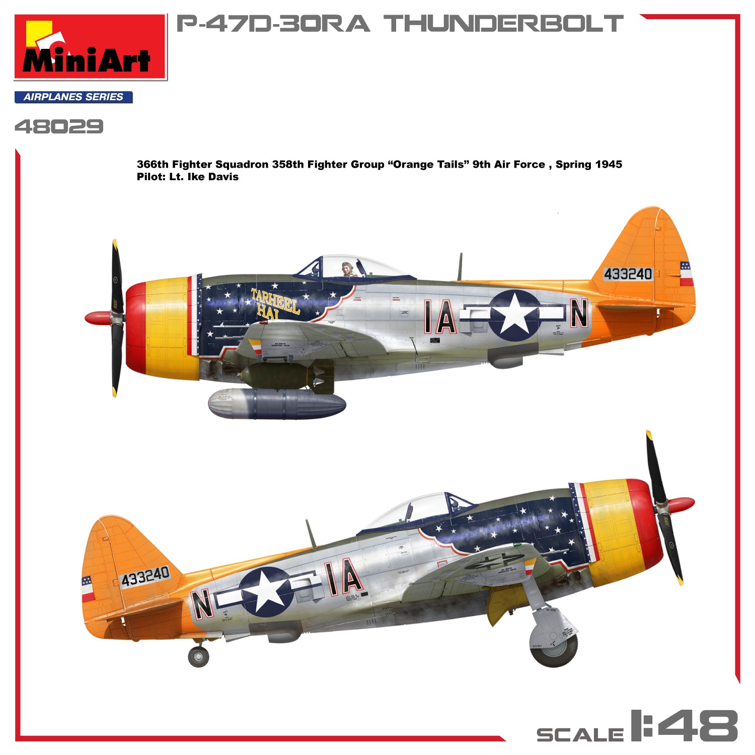 P-47D-30RA Thunderbolt Advanced Kit MiniArt | No. 48029 | 1:48