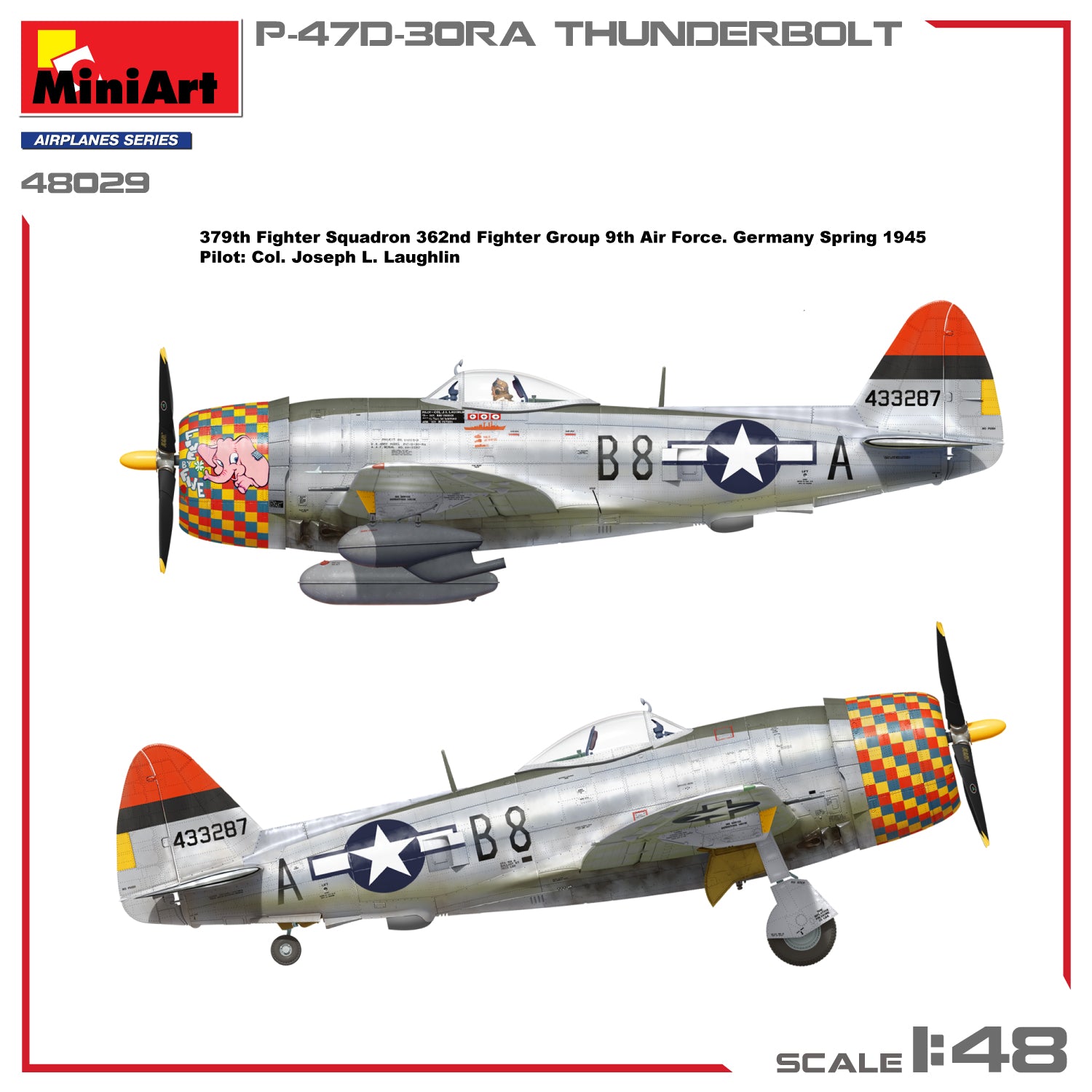 P-47D-30RA Thunderbolt Advanced Kit MiniArt | No. 48029 | 1:48