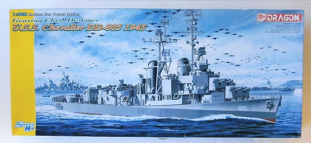 Gearing Class Destroyer USS Chevalier DD-805 (1945) Dragon | No. 1046 | 1:350