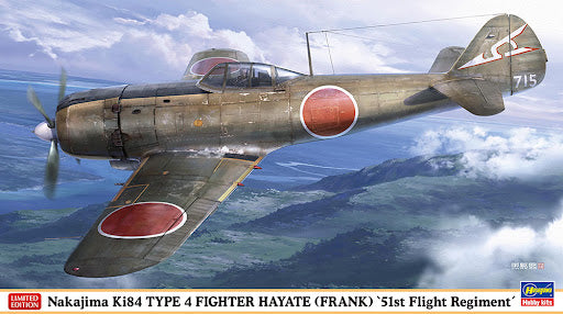 Ki84 Type 4 Fighter Hayate (Frank) `51st Flight Regiment´ Hasegawa 07534 1:48