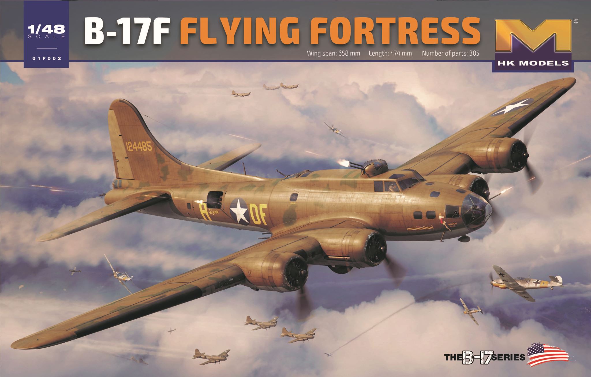 B-17F Flying Fortress HK Models | No. 01F002 | 1:48