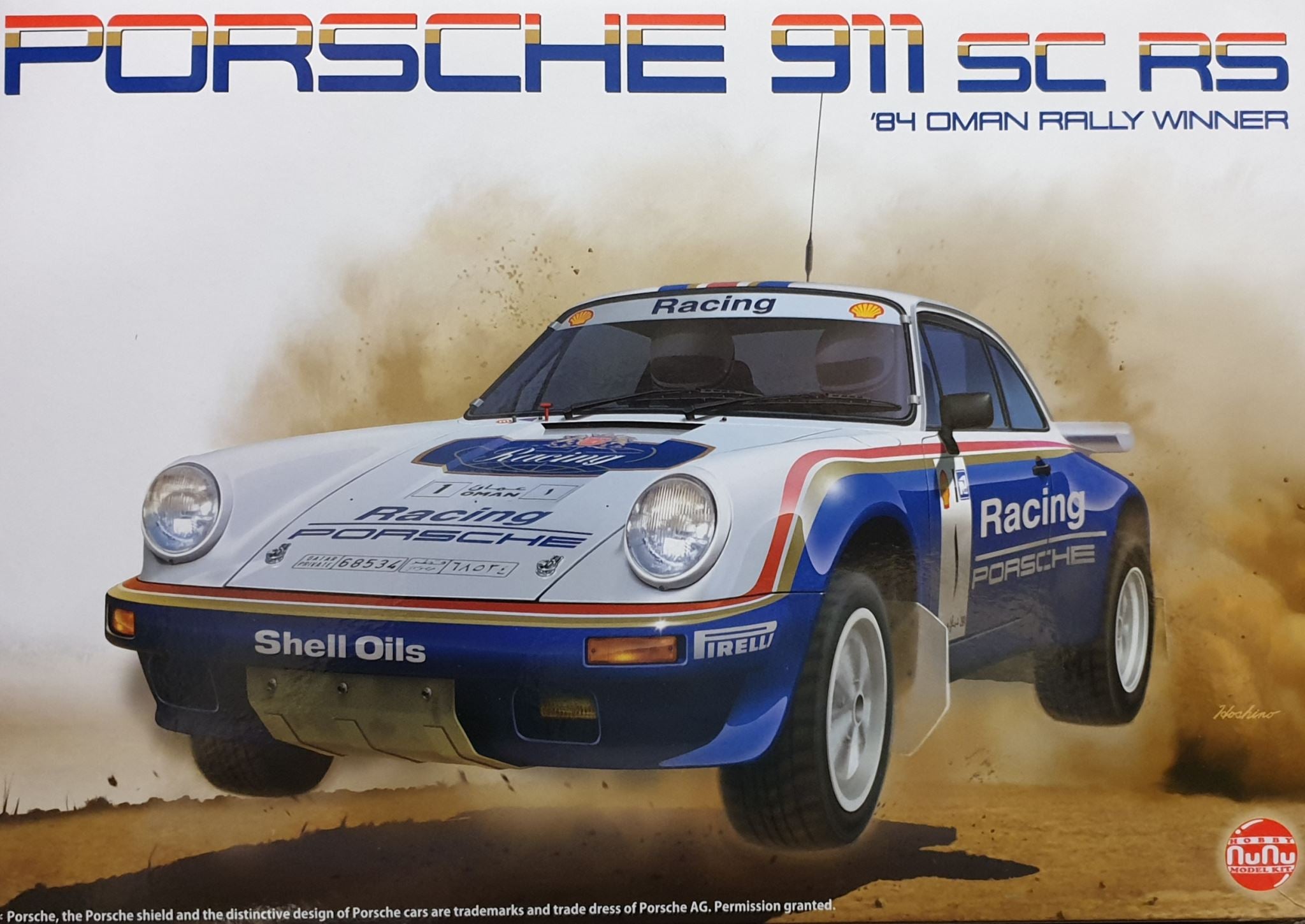 Porsche 911 SC RS 1984 Oman Rally Winner NuNu Model Kit | No. PN24011 | 1:24