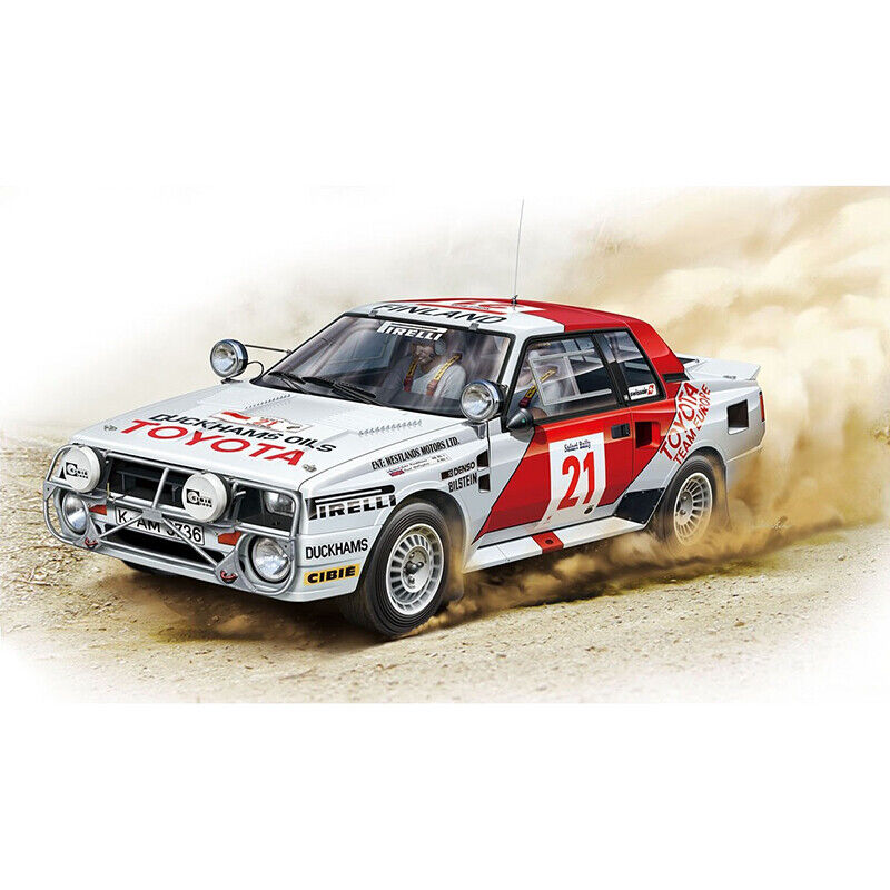 Toyota Celica TA64 '85 Safari Rally Winner  NuNu Model Kit PN24038 1:24