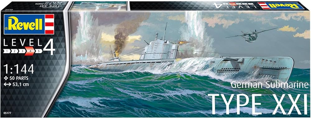 German Submarine Type XXI Revell | No. 05177 | 1:144