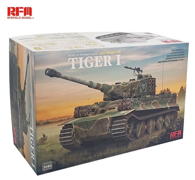 Sd.Kfz. 181 Pz.kpfw. VI Ausf. E Tiger I Late Production RFM RM-5080 | 1:35