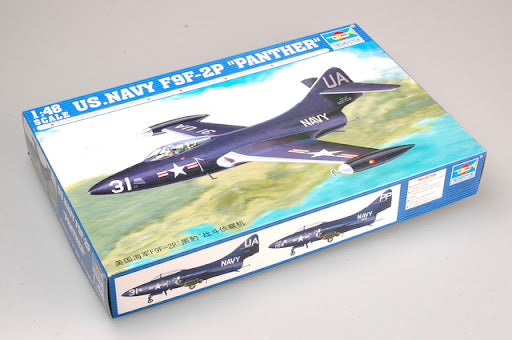 US. Navy F9F-2P "Panther" Trumpeter | No. 02833 | 1:48