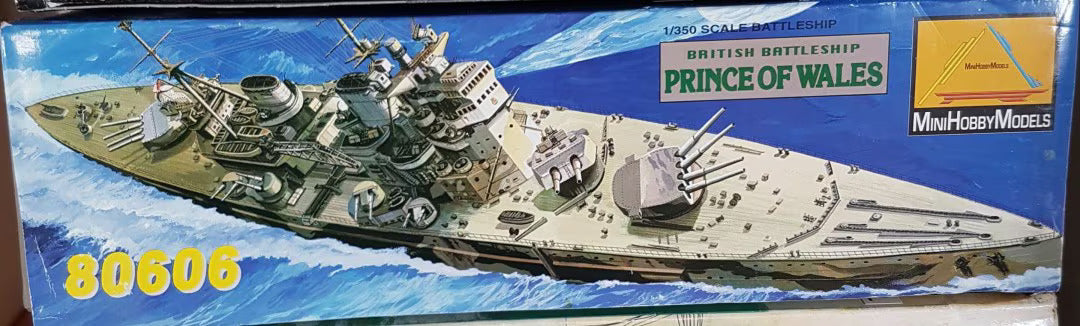 British Battleship Prince of Wales Mini Hobby Models (motor included)80606 1:350