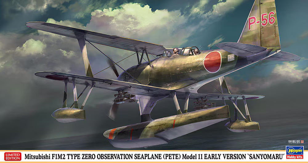 Mitsubishi F1M2 Type Zero (Pete) Model 11 Early 'Sanyomaru' Hasegawa 07538  1:48