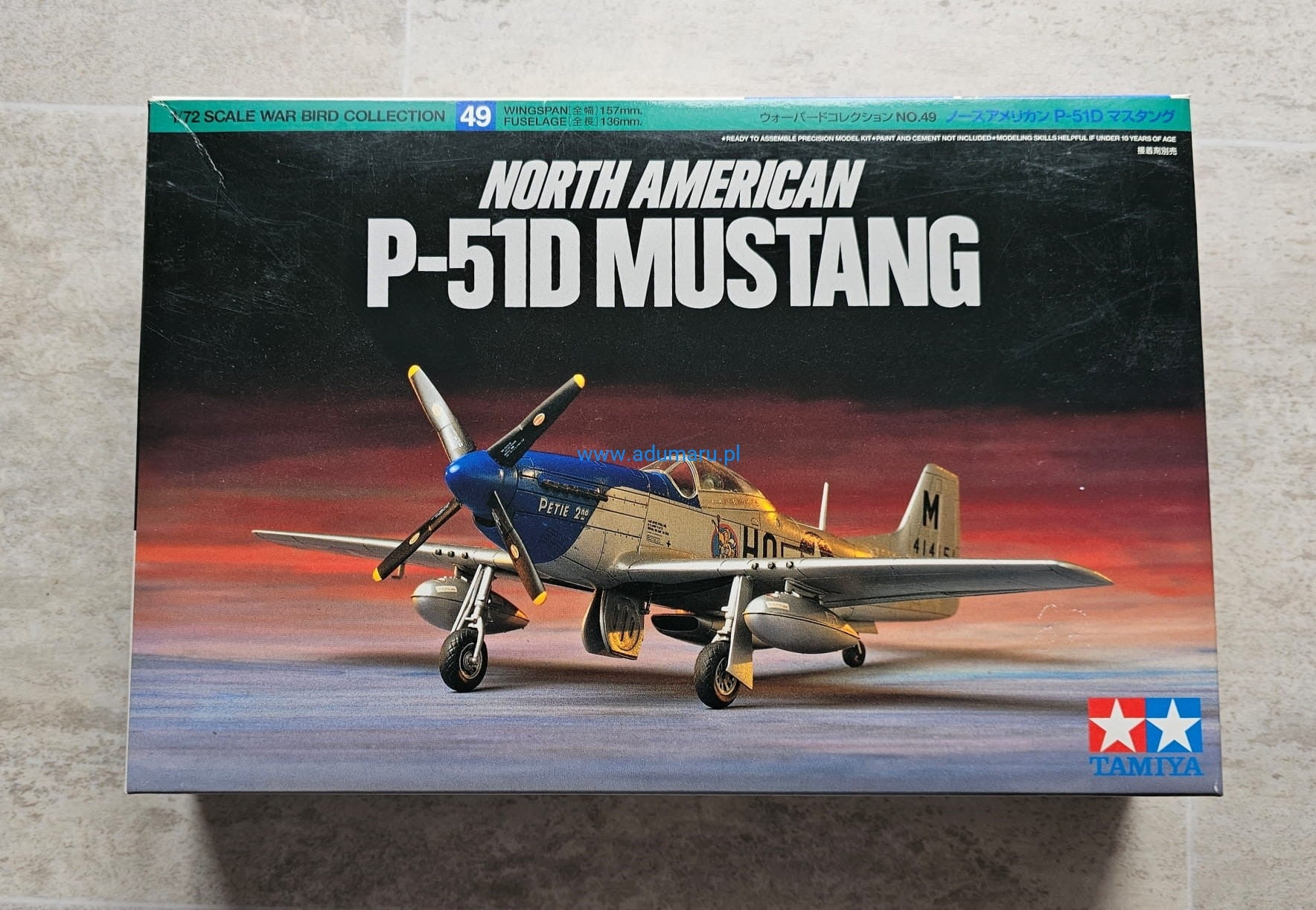 North American P-51D Mustang Tamiya | No. 60749 | 1:72