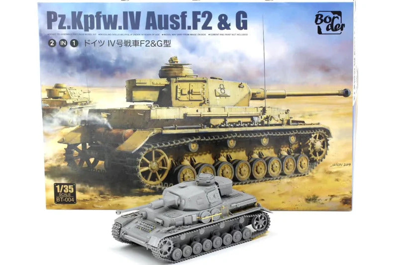 Pz.Kpfw. IV Ausf. F2 & G 2 in 1 Border Model BT-004 1:35