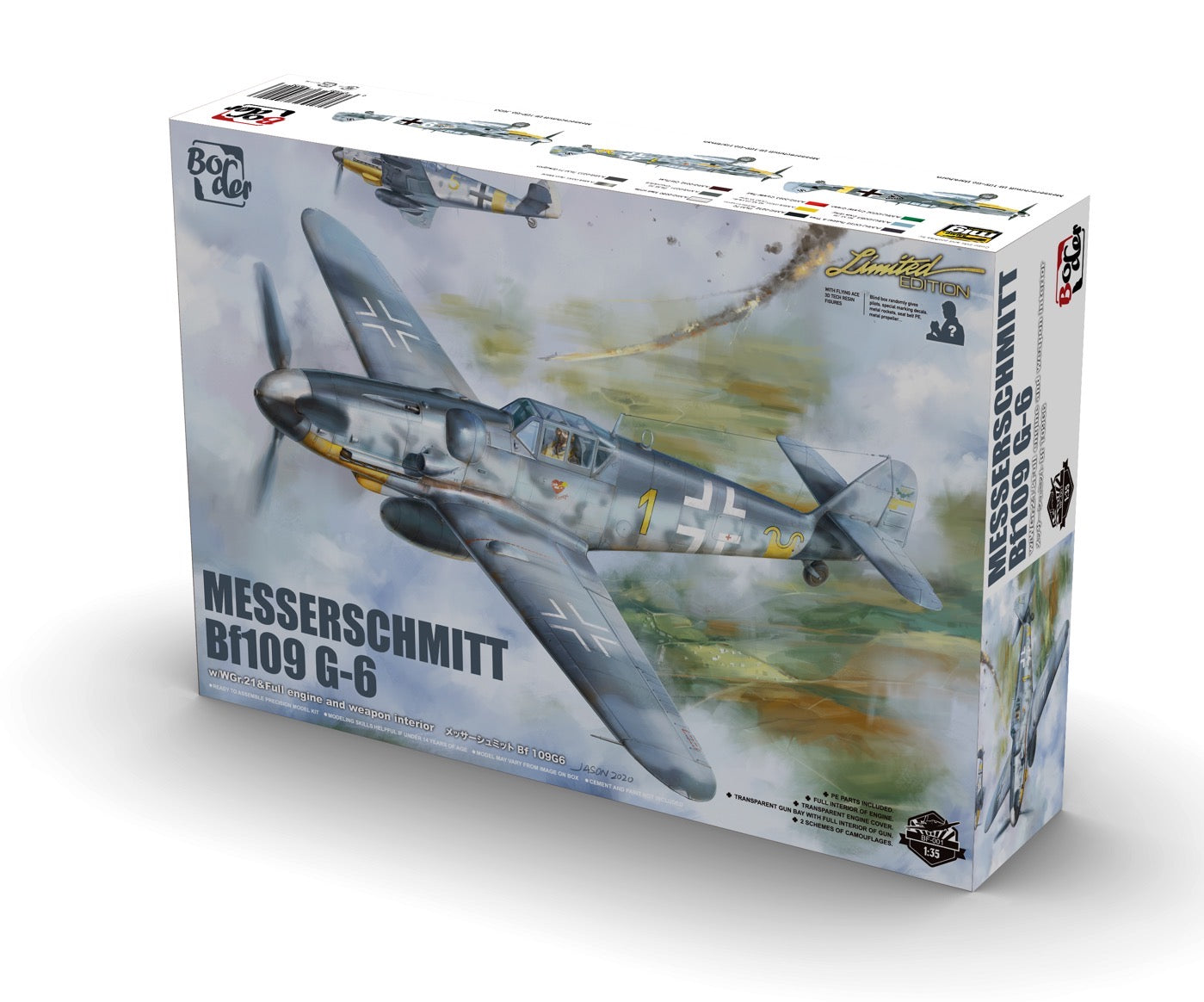 Messerschmitt Bf 109G-6 Border Model BF-0011:35