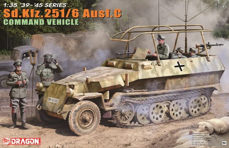 Sd.Kfz. 251/6 Ausf. C Command Vehicle Dragon | No. 6442 | 1:35