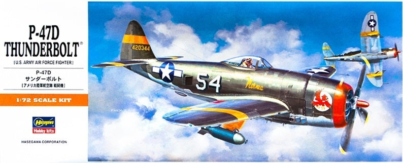 P-47D Thunderbolt US Army Air Forces Fighter Hasegawa | No. 00138 | 1:72