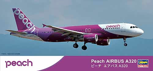 Airbus A320 Peach Hasegawa | No. 10741 | 1:200