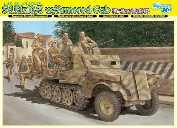 Sd.Kfz.10/5 w/Armored Cab für 2cm Flak 38 Dragon | No. 6677 | 1:35