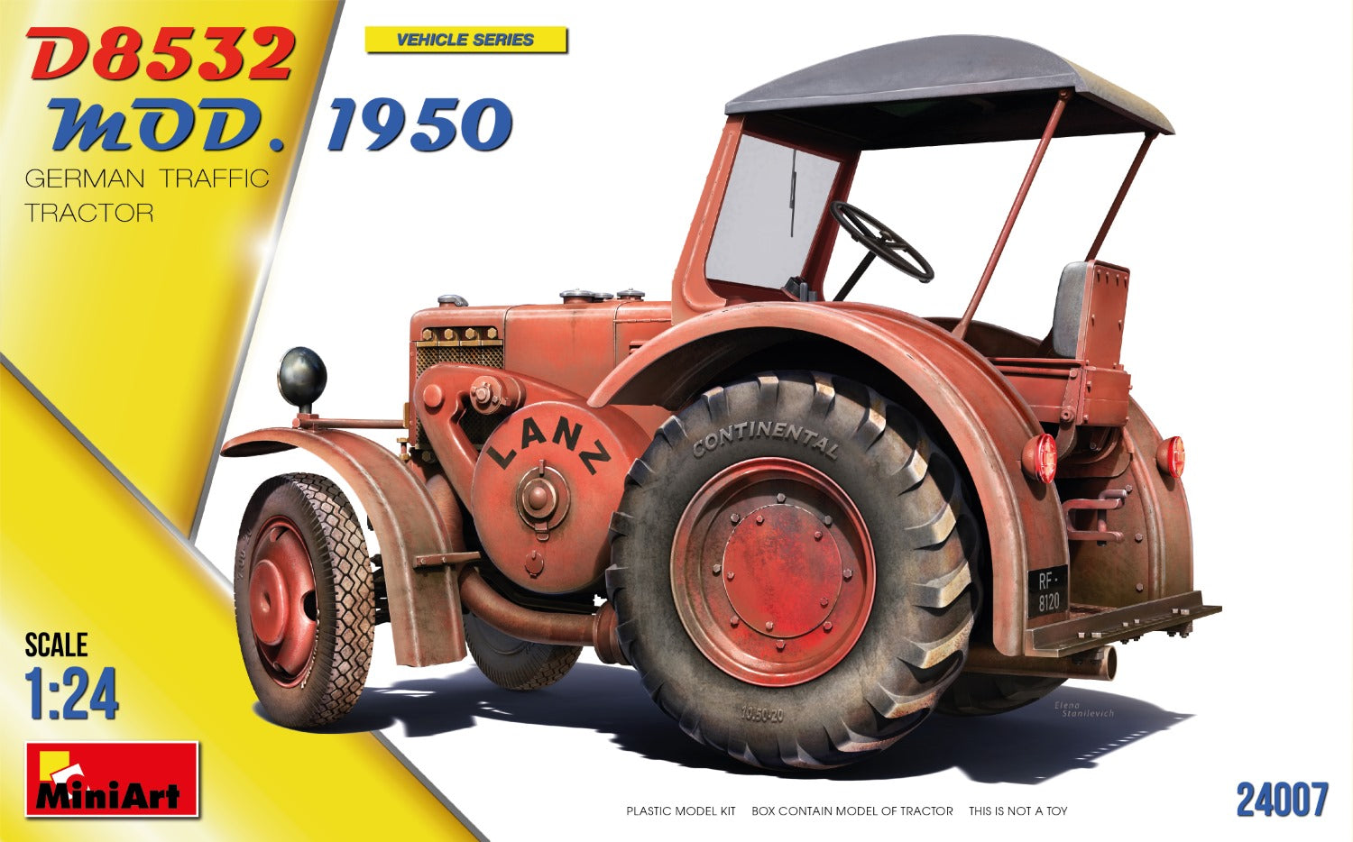 D8532 MOD. 1950 German Traffic Tractor MiniArt | No. 24007 | 1:24