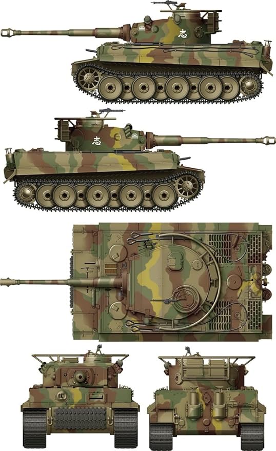 Imperial Japanese Army Tiger I w/Resin commander figure Border Model BT-023 1:35