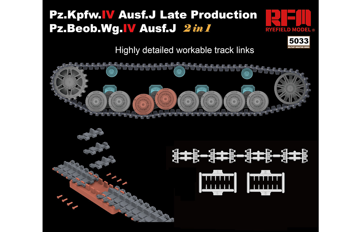 Pz.Kpfw. IV Ausf. J Late / Pz.Beob.Wg. IV Ausf. J (2 in 1) RFM 5033 1:35