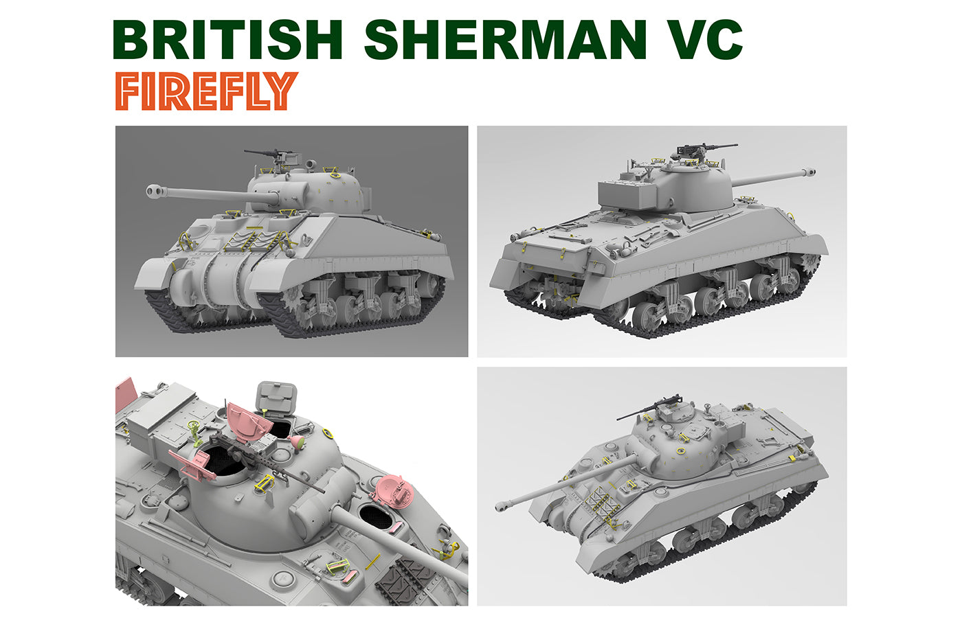 British Sherman VC Firefly Rye Field Model | No. RM-5038 | 1:35