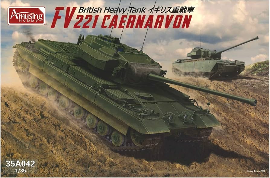 Amusing Hobby 1/35 British Army FV221 Caernarvon Model Kit AMH35A042