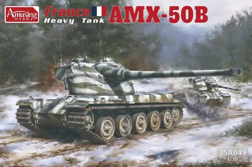 AMX-50B France Heavy Tank Amusing Hobby | No. 35A049 | 1:35