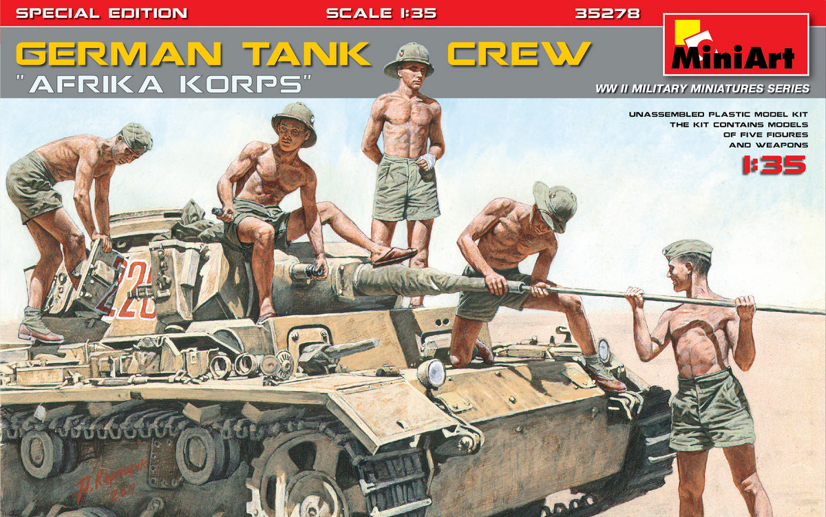 German Tank Crew "Afrika Korps" Special Edition MiniArt | No. 35278 | 1:35