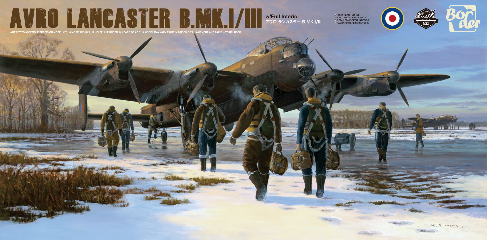 Border BF010 1/32 Avro Lancaster B Mk.IIII with full Interior