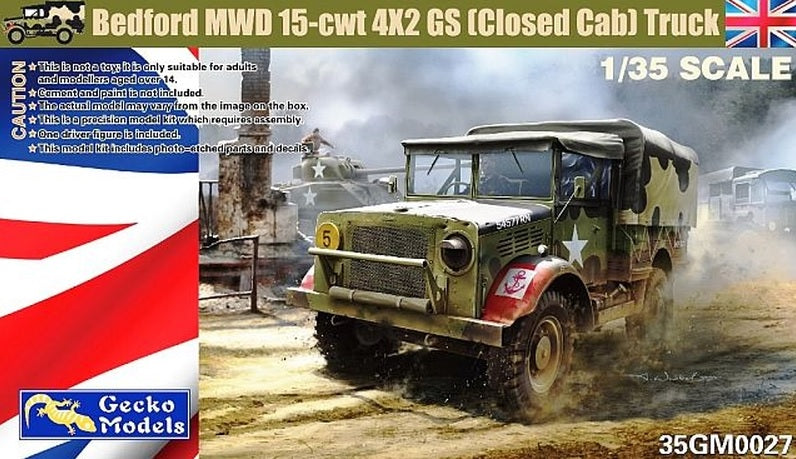 Bedford MWD 15-cwt 4x2 GS (closed cab) Truck Gecko Models 35GM0027  1:35